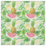 Tropical pattern fabric