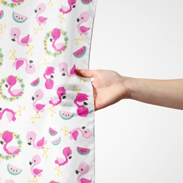 Tropical Pattern, Flamingos, Watermelons, Flowers Scarf (Creator Uploaded)