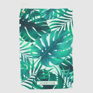 Tropical Pattern Golf Towel