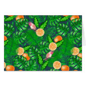 Tropical pattern, hummingbirds (Front Horizontal)