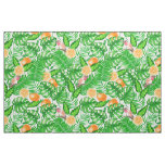Tropical pattern, hummingbirds II Fabric