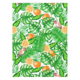 Tropical pattern, hummingbirds II Tablecloth