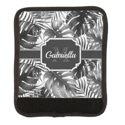 Tropical Pattern Luggage Handle Wrap