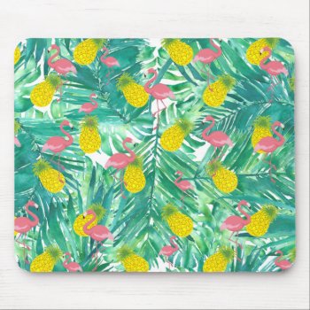 Tropical Pattern Mouse Pad by paesaggi at Zazzle