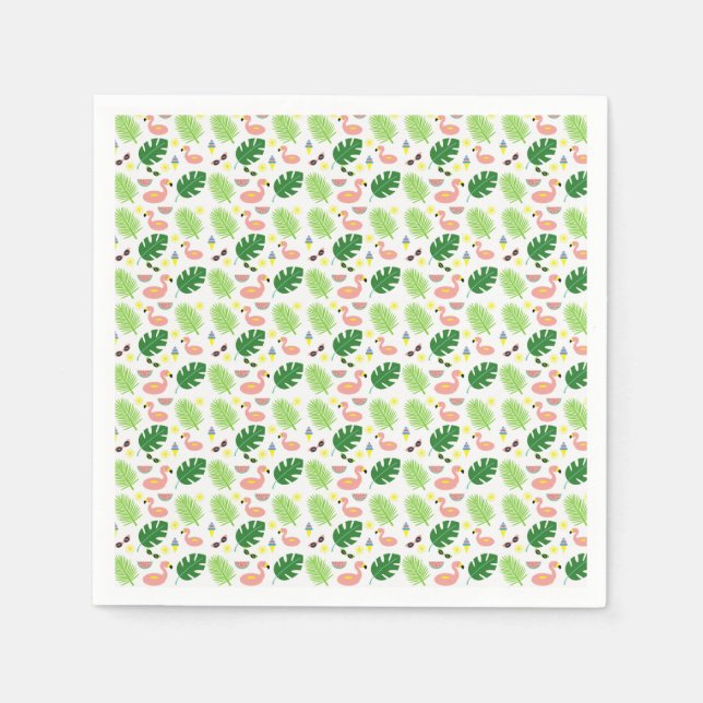 Tropical Pattern Napkins (Front)