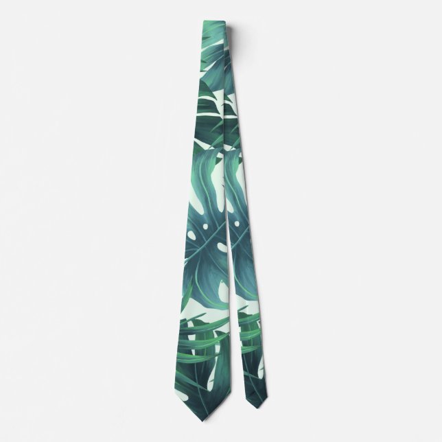 Tropical Pattern Neck Tie (Front)