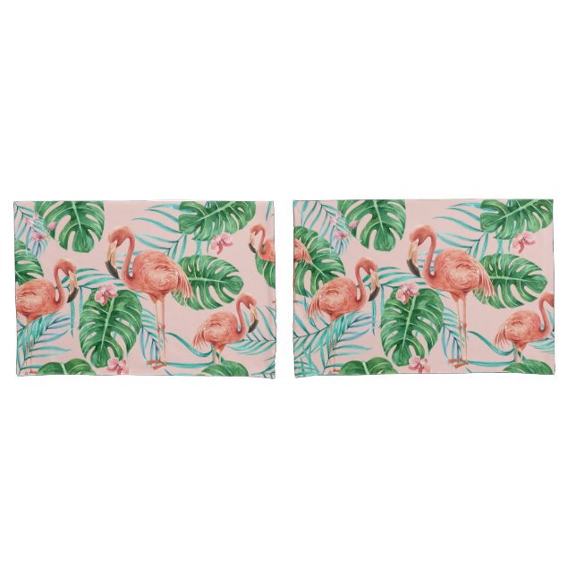 Tropical Pattern Pillow Case (Front-Set)