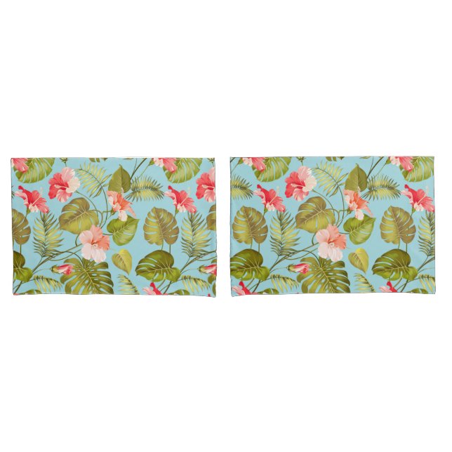 Tropical Pattern Pillow Case (Front-Set)