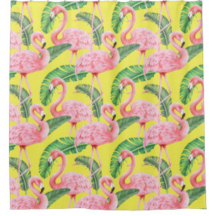 Tropical Pattern Shower Curtain