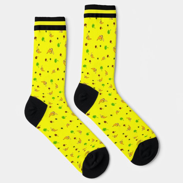 Tropical pattern socks (Right)