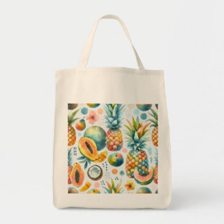 Tropical Pattern Tote Bag
