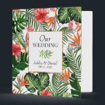 Tropical Pattern Wedding Binder & Album<br><div class="desc">Tropical Pattern Wedding Binder & Album.</div>