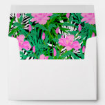 Tropical Pattern With Jungle Flowers Envelope