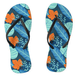 Tropical Patterns Plant Art Plant Life Art Leaves  Flip Flops