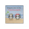 Tropical Penguins Couple Hula Pirate Island Beach