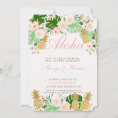 Tropical Pineapple Baby Shower Invitation (Front)