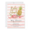 Tropical Pineapple Baby Shower Invitation