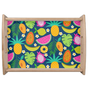 Tropical Pineapple Banana watermelon Fruits Serving Tray