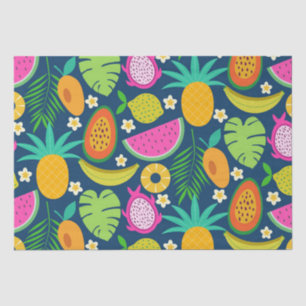 Tropical Pineapple Banana watermelon Fruits Tissue Paper