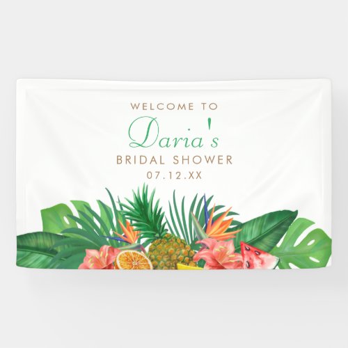 Tropical Pineapple Banner