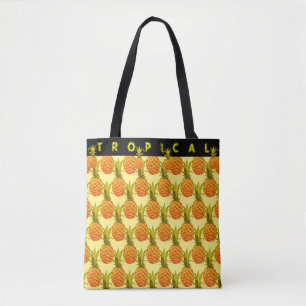 Tropical Pineapple Carry-all Tote Bag