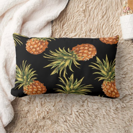 Tropical Pineapple Decorative Throw Pillow Zazzle