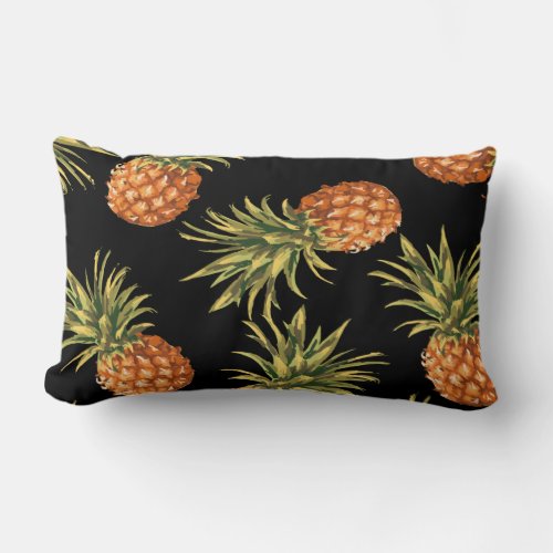 Tropical Pineapple Decorative Throw Pillow