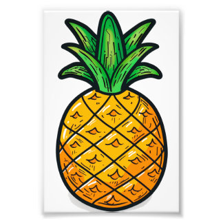 Tropical Pineapple: Flavor of Summer Photo Print