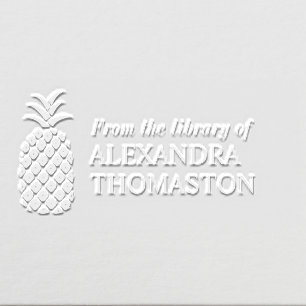 Tropical Pineapple From the Library of Rectangular Embosser