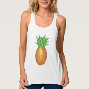 Tropical Pineapple Fruit Hawaiian Island Hawaii Tank Top