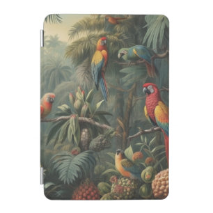 Tropical Pineapple Harvest & Scarlet Parrot Botany iPad Mini Cover