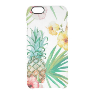 Tropical pineapple Hawaii iPhone 6/6s Clearly™ Def Clear iPhone 6/6S Case