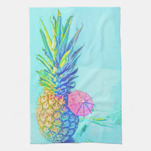 Tropical Pineapple Kitchen Towel