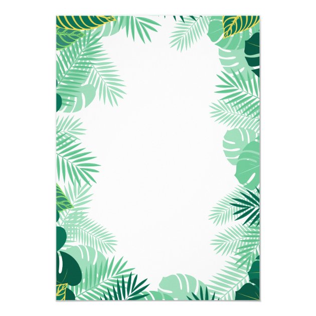 Tropical Pineapple Luau Graduation Party Card