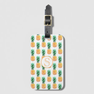 Tropical Pineapple Luggage Tag