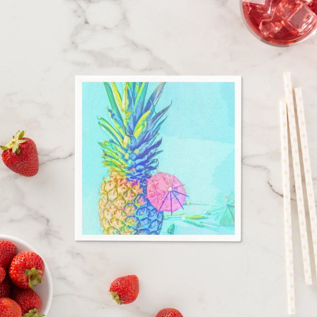 Tropical Pineapple Napkins (Insitu)