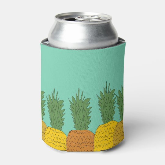 Tropical Pineapple Party Beer Coozies