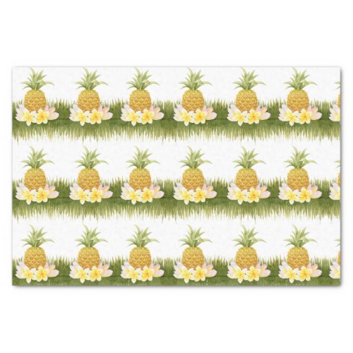 Tropical Pineapple Pattern Tissue Paper