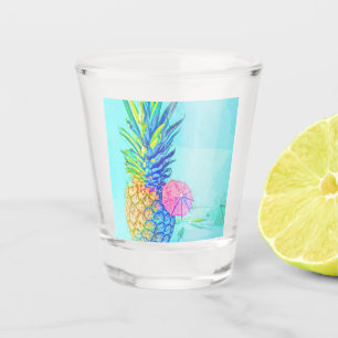 Tropical Pineapple Shot Glass