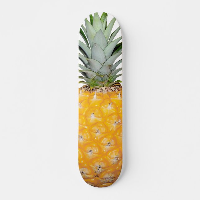 Tropical pineapple skateboard deck (Front)