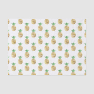 Tropical Pineapple Summer Birthday Party Tissue Paper