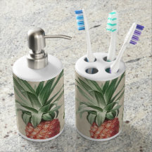 Tropical Bathroom Accessories Bath Accessory Sets Zazzle