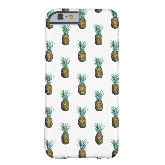 Tropical Pineapple Watercolor Case-Mate iPhone Case (Back)