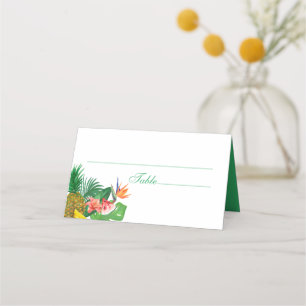 Tropical Pineapple Wedding Place Card