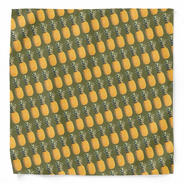 tropical pineapples bandana (Front)