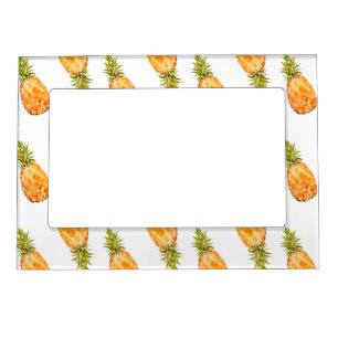 Tropical Pineapples Magnetic Frame