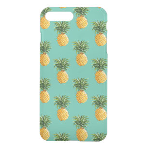Tropical Pineapples On Teal iPhone 8 Plus/7 Plus Case