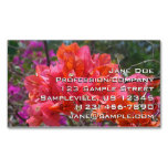 Tropical Pink Bougainvillea Business Card Magnet