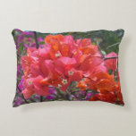 Tropical Pink Bougainvillea Decorative Pillow