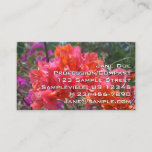 Tropical Pink Bougainvillea Island Floral Business Card